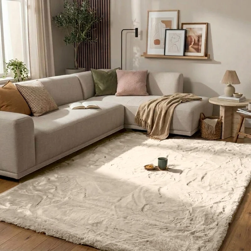 Hochflor Teppich - Comfy Supreme Creme