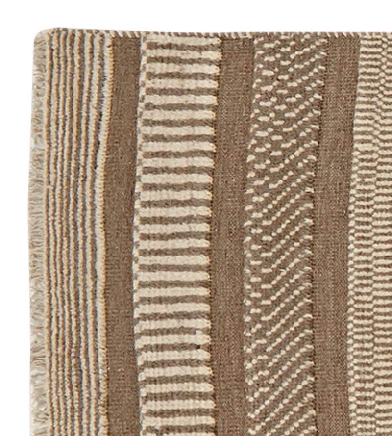 Gabbeh · Handgeknüpft – Beige, 289x77 cm