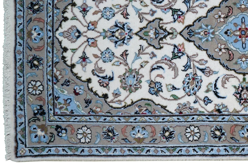 Yazd · Handgeknüpft – Beige, 316x82 cm