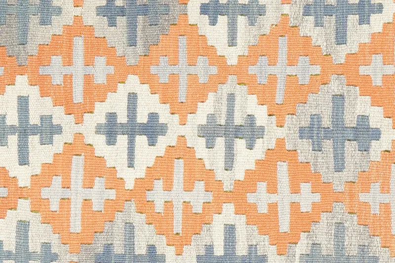 Kelim Gashgai · Handgewebt – Orange, 176x125 cm