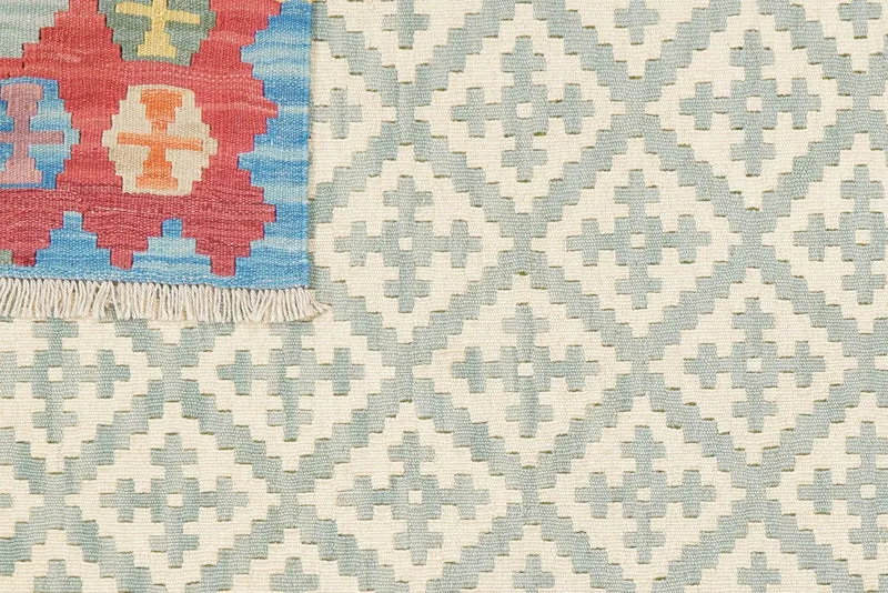 Kelim Gashgai · Handgewebt – Beige, 182x125 cm