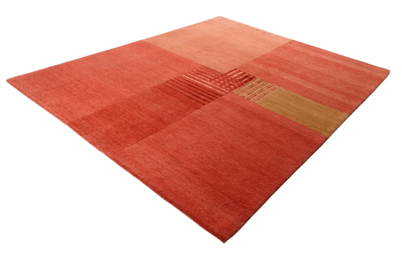 Nepal · Handgeknüpft – Rot, 252x199 cm