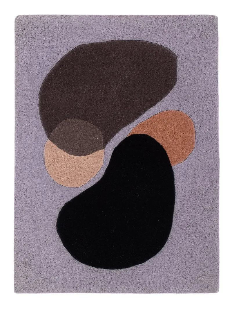 Wollteppich 60x90cm - mehrfarbig