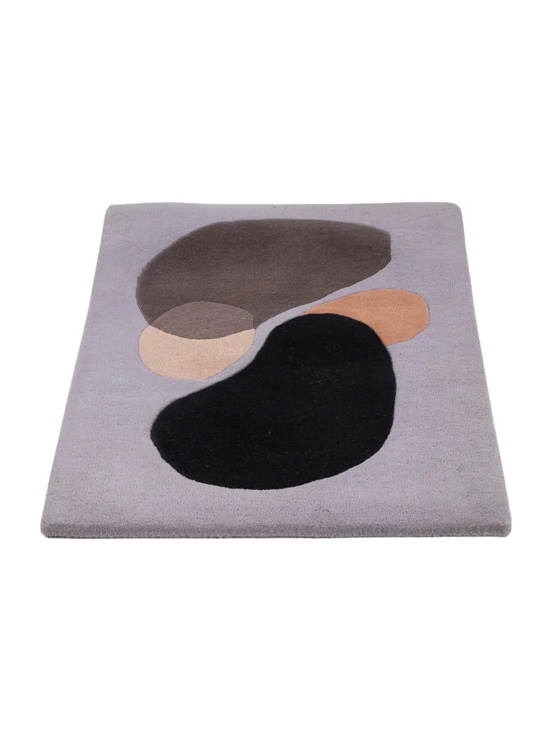 Wollteppich 60x90cm - mehrfarbig