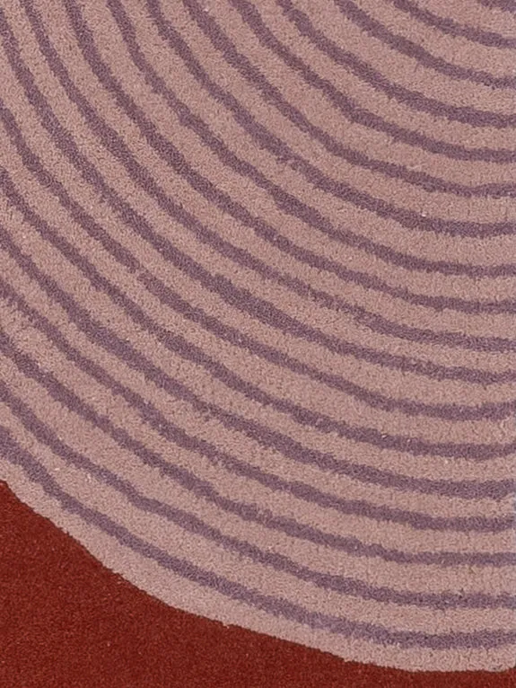 Wollteppich 60x90cm - mehrfarbig