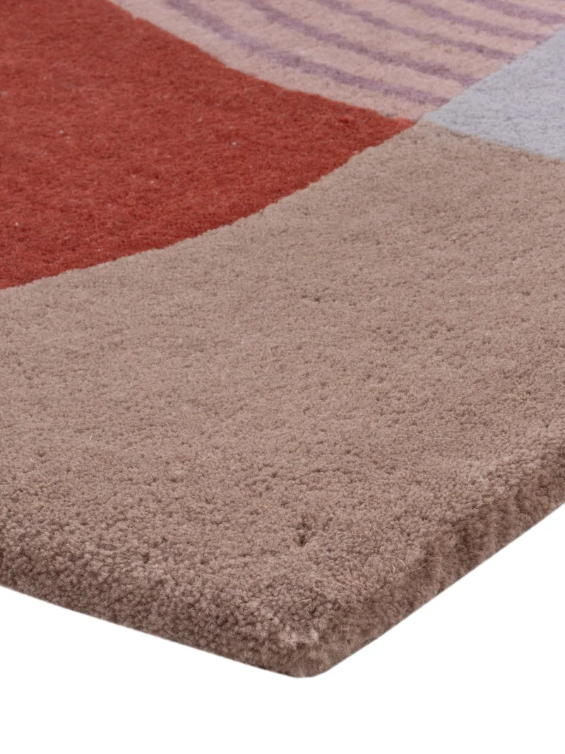 Wollteppich 60x90cm - mehrfarbig
