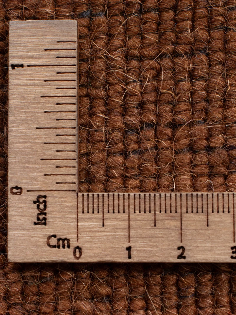 Loribaft Loom Teppich 60x90cm - Wollteppich - dunkelbraun