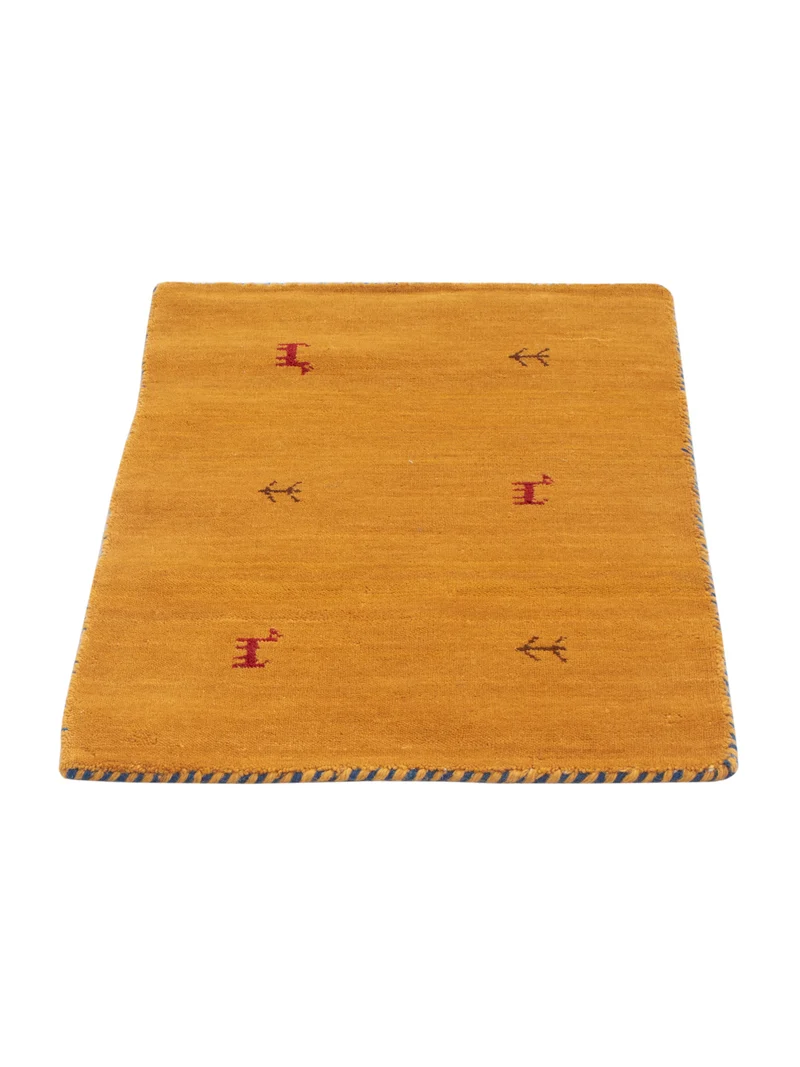 Loribaft Loom Teppich 60x90cm - Wollteppich - orange