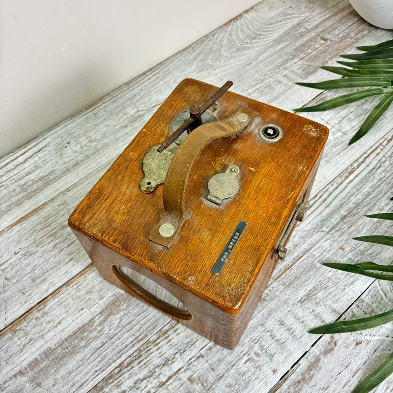 Vintage Taubenuhr Holzkasten Mechanisch Brieftaubenuhr Dekoration Sammlerstück