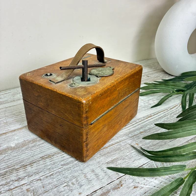 Vintage Taubenuhr Holzkasten Mechanisch Brieftaubenuhr Dekoration Sammlerstück