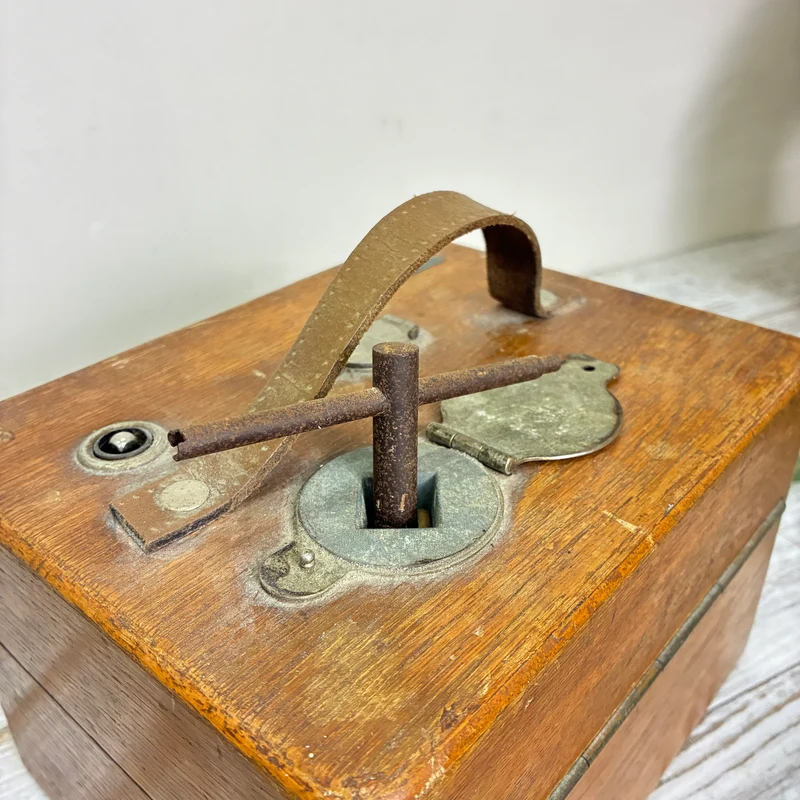 Vintage Taubenuhr Holzkasten Mechanisch Brieftaubenuhr Dekoration Sammlerstück