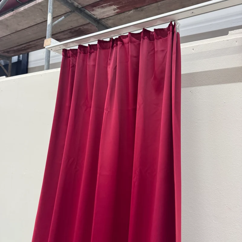 Gardine Dunkelrot 140x275 Verdunkler Vorhang Gebraucht