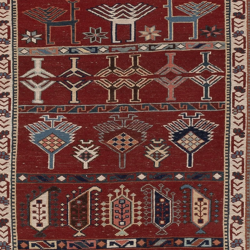 Kelim Afghan Teppich 188x242cm - rost