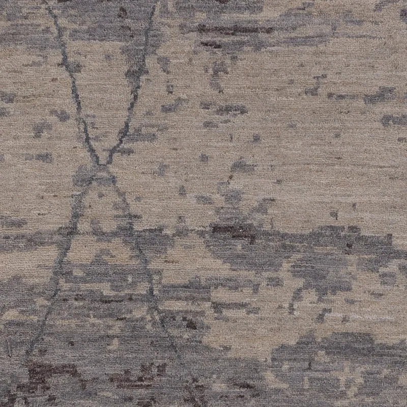Berber Teppich 208x295cm - Wollteppich - dunkelgrau
