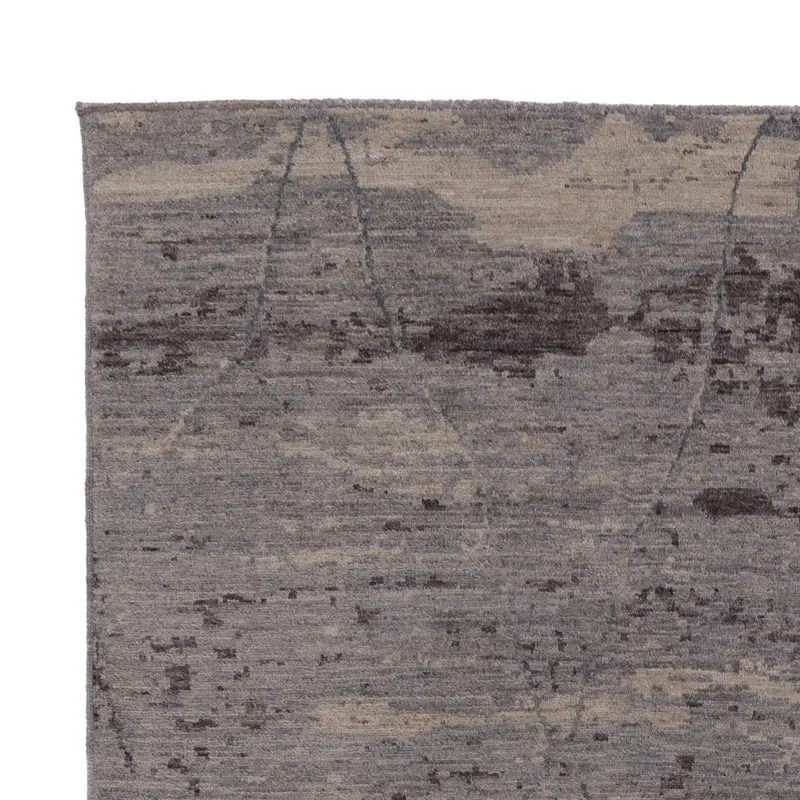 Berber Teppich 208x295cm - Wollteppich - dunkelgrau