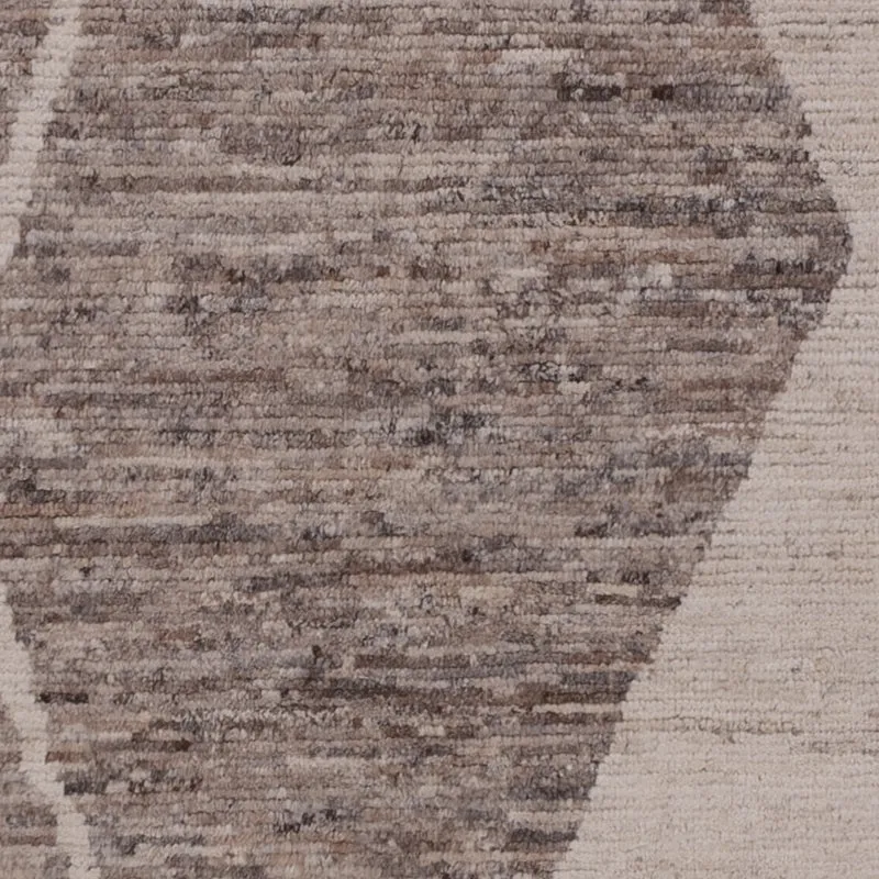 Berber Teppich 200x302cm - Wollteppich - dunkelgrau
