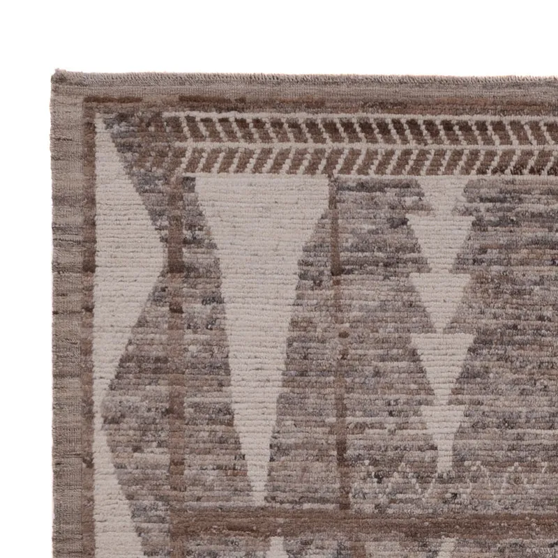 Berber Teppich 200x302cm - Wollteppich - dunkelgrau
