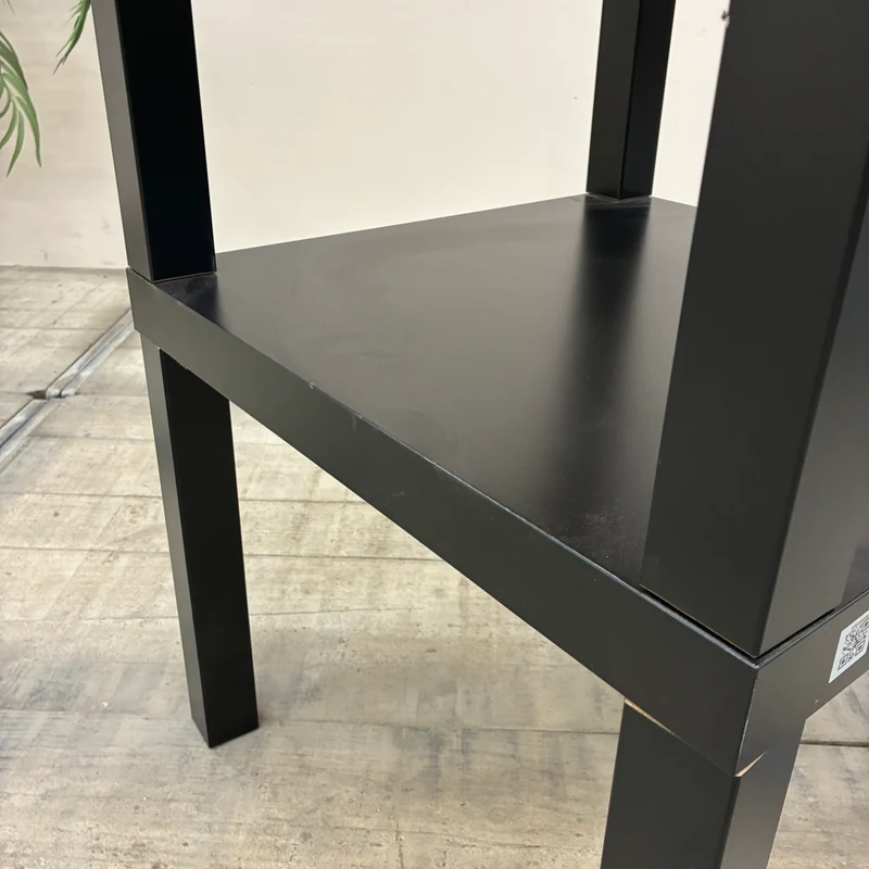 Ikea Lack Beistelltisch Schwarz Holz Mit Zwischenboden Tisch Gebraucht