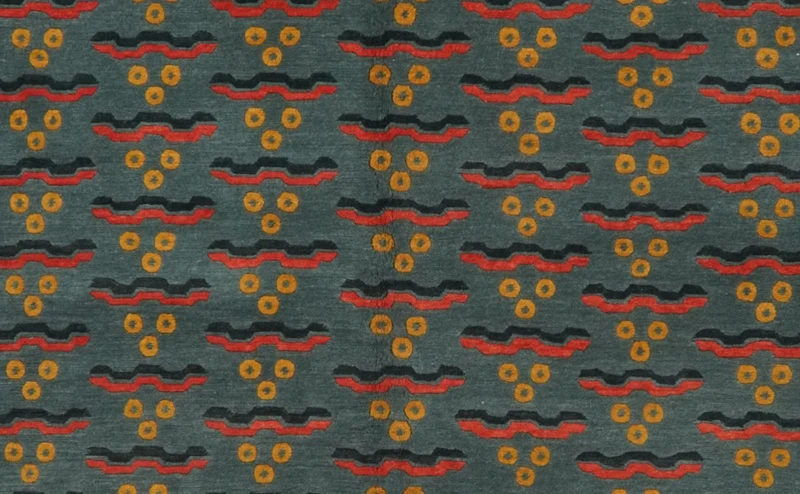 Nepal · Handgeknüpft – Grün, 223x158 cm