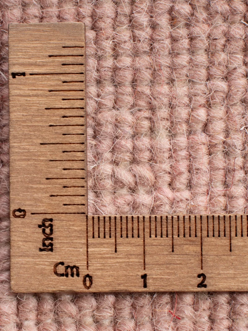 Loribaft Loom Teppich 60x90cm - Wollteppich - rosa