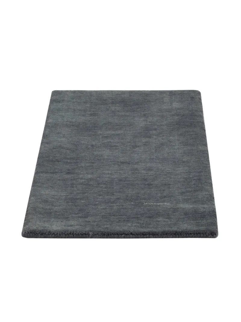 Loribaft Loom Teppich 40x60cm - Wollteppich - grau