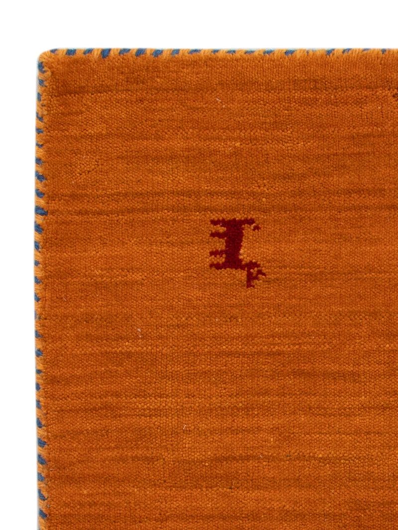 Loribaft Loom Teppich 60x90cm - Wollteppich - orange