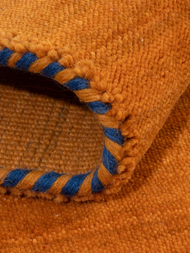 Loribaft Loom Teppich 60x90cm - Wollteppich - orange