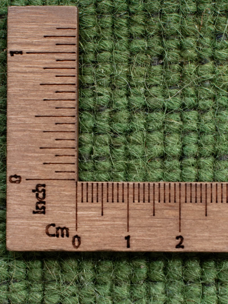 Loribaft Loom Teppich 60x90cm - Wollteppich - grün