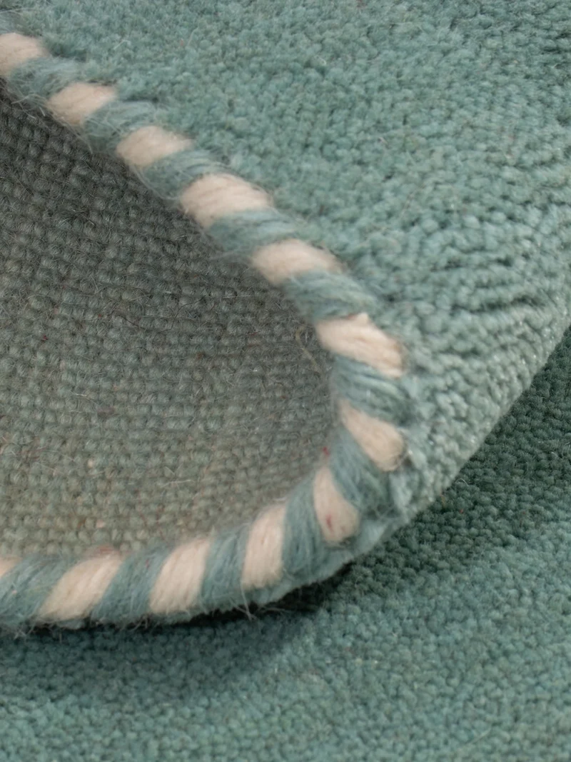 Gabbeh Teppich Softy 60x90cm - Wollteppich - türkis
