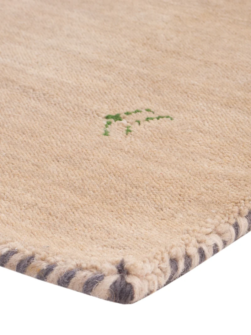 Loribaft Loom Teppich 60x90cm - Wollteppich - beige