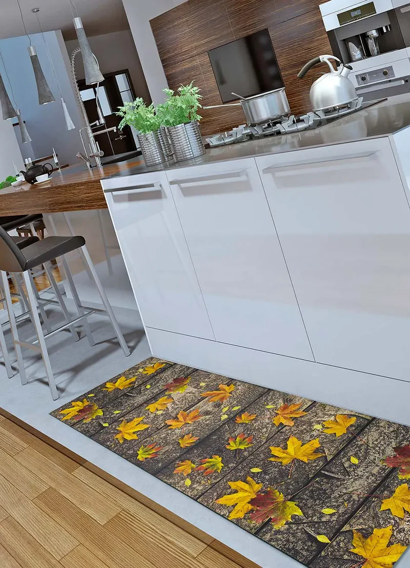 Alfombra de cocina antideslizante Sprinty Autunno