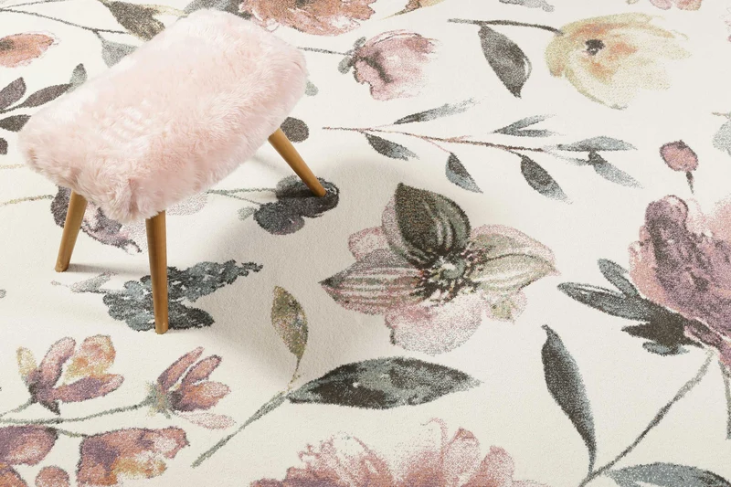 Teppich Weiß Rosa "Summer Breeze" WECONhome