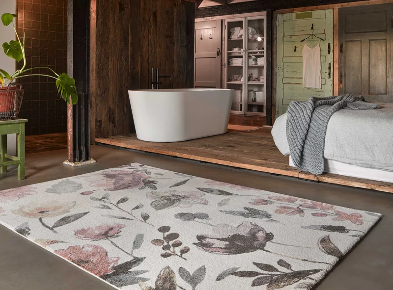Teppich Weiß Rosa "Summer Breeze" WECONhome