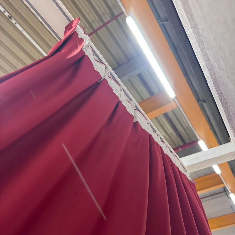 Gardine Rot Matt 225x275 Verdunkler Vorhang Gebraucht