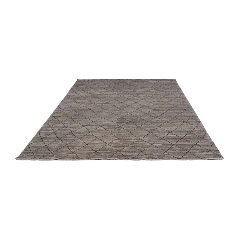 Berber Teppich 199x297cm - Wollteppich - dunkelgrau