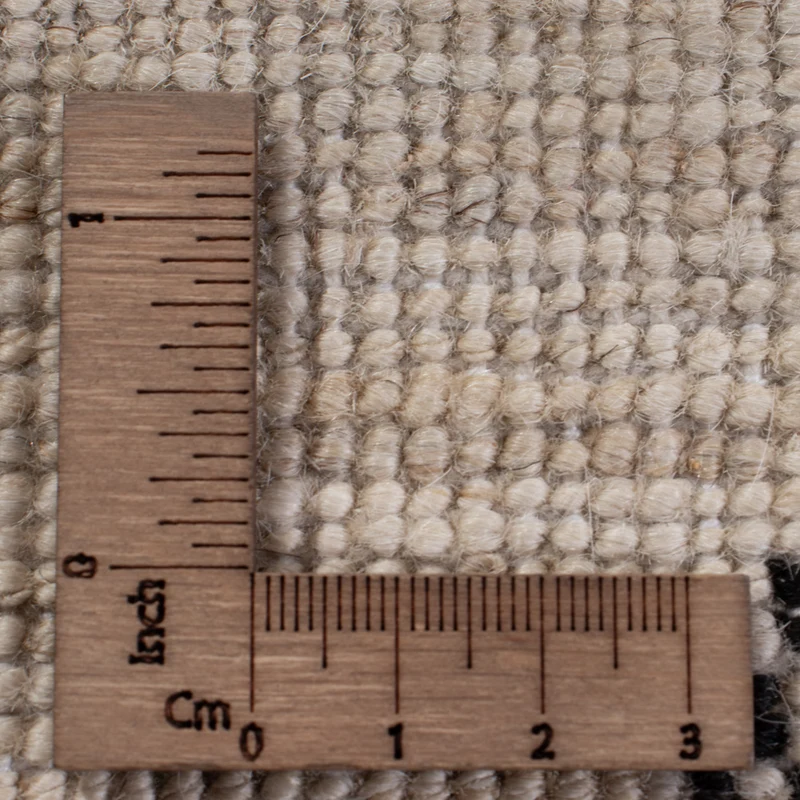 Berber Teppich 201x296cm - Wollteppich - grau