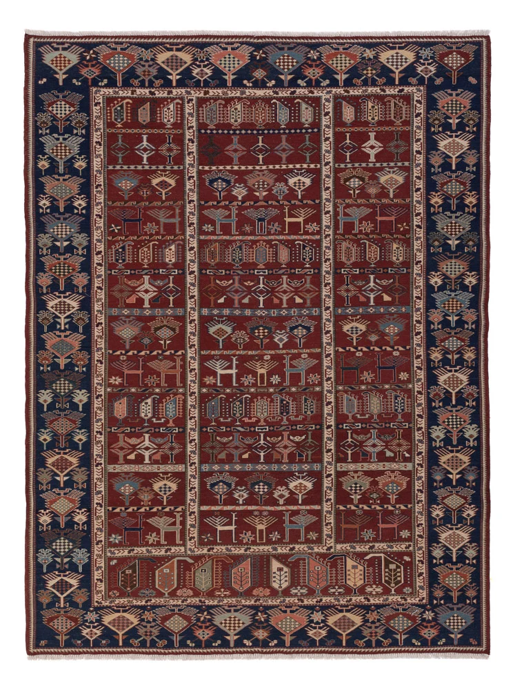 Kelim Afghan Teppich 178x236cm - rost
