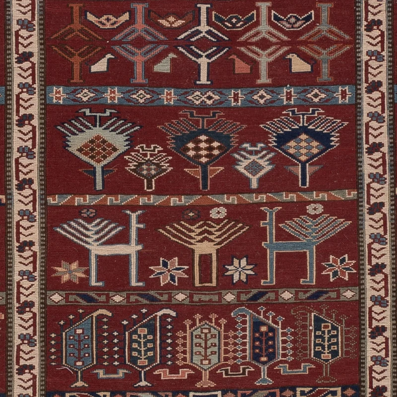 Kelim Afghan Teppich 178x236cm - rost