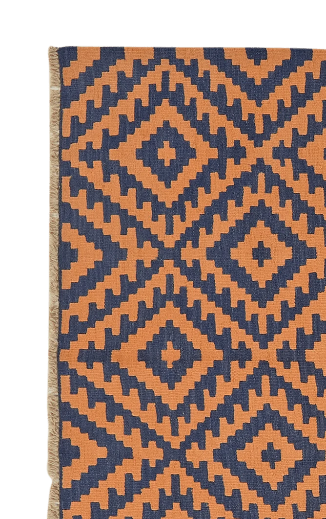 Kelim Gashgai · Handgewebt – Beige, 197x153 cm