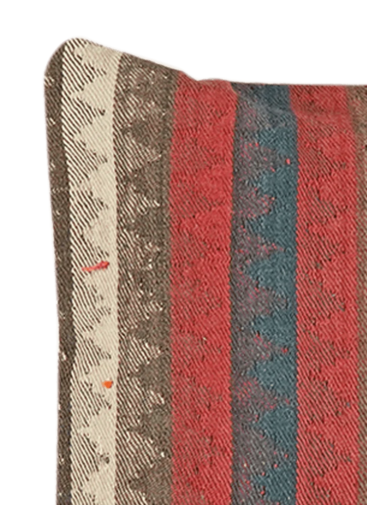 Kelim Kissen · Handgefertigt – Bunt, 65x65 cm
