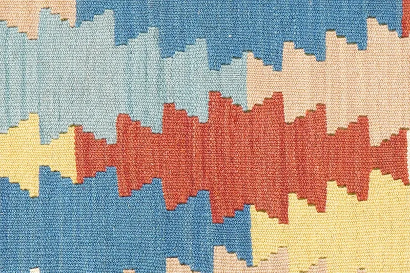 Kelim Gashgai · Handgewebt – Bunt, 247x61 cm