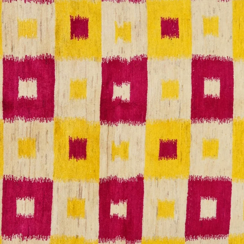 Rizbaf · Handgeknüpft – Gelb, 207x144 cm