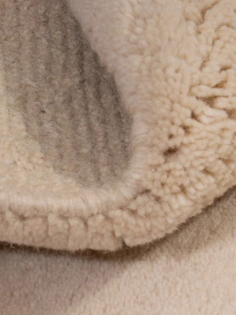 Loribaft Loom Teppich 60x90cm - Wollteppich - beige