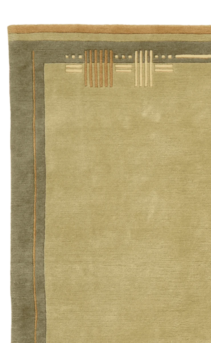 Nepal · Handgeknüpft – Grün, 245x171 cm