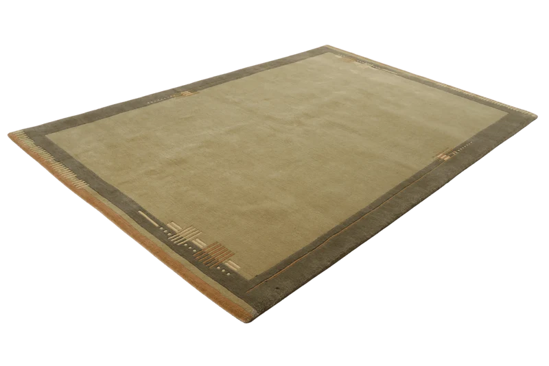 Nepal · Handgeknüpft – Grün, 245x171 cm