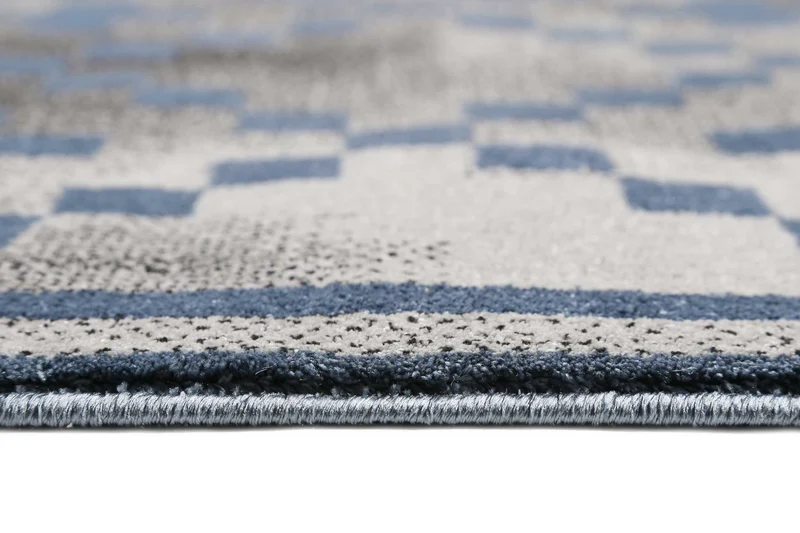 Teppich Grau Blau Kurzflor "Pleasure 2.0" WECONhome