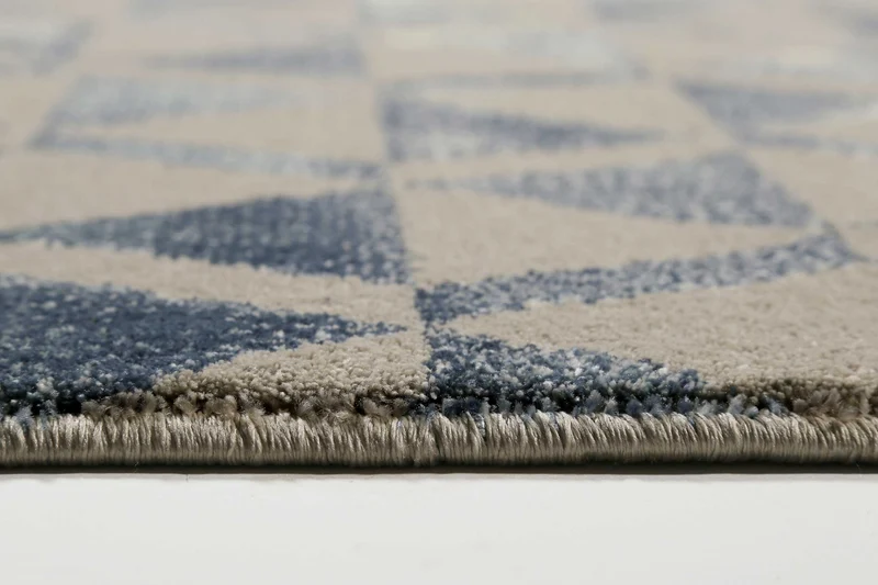 Teppich Grau Blau Silber Kurzflor "Pearl 2.0" WECONhome