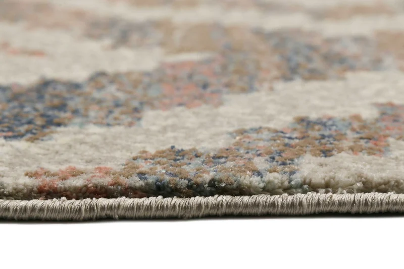 Teppich Beige Rosa Blau Kurzflor "Passion 2.0" WECONhome