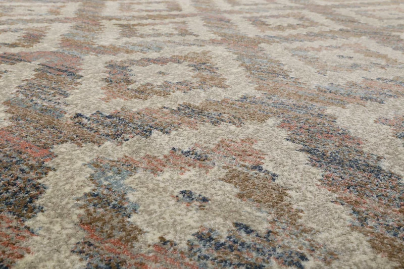Teppich Beige Rosa Blau Kurzflor "Passion 2.0" WECONhome