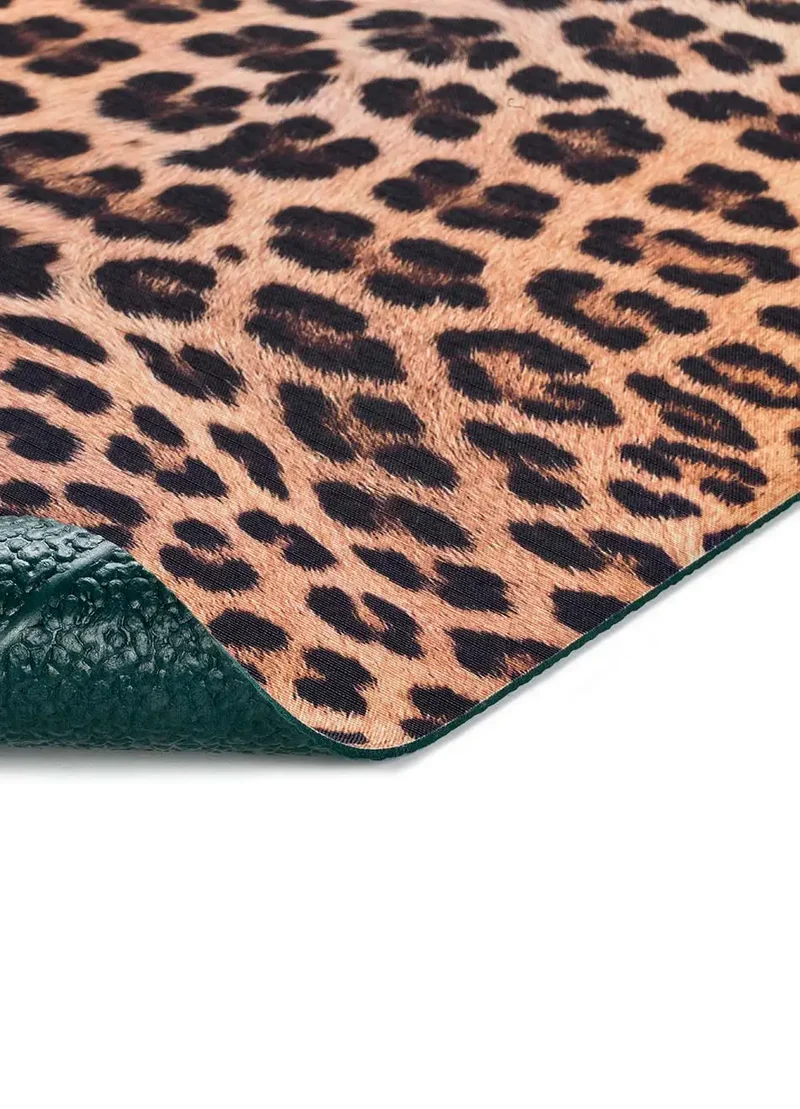 Alfombra de cocina antideslizante Ricci Leopardo